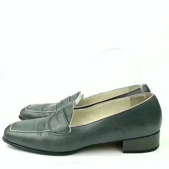 Cole Haan resort heels sz 7.5 AA Italian leather - Picture 4 of 12